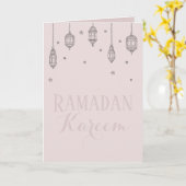 Ramadan Kareem Wenskaart ,cadeaubon Kaart (Gele Bloem)