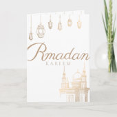 Ramadan Kareem Wenskaart ,cadeaubon Kaart (Voorkant)
