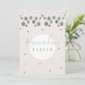 Ramadan Kareem Wenskaart, cadeaukaart Kaart (Staand voorkant)
