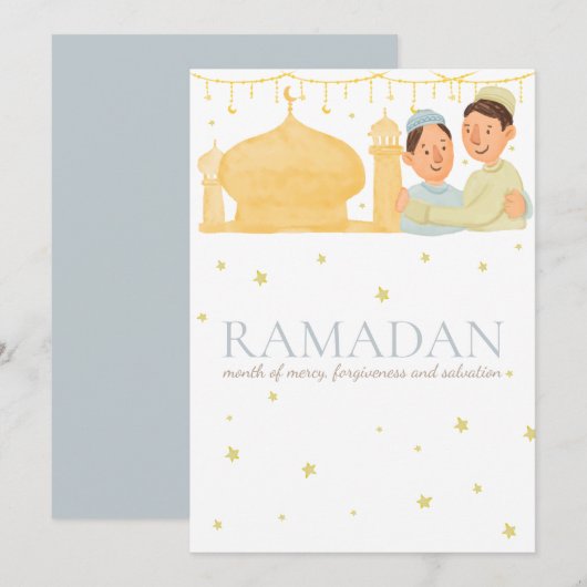 Ramadan Kareem Wenskaart, cadeaukaart Kaart (Voorkant / Achterkant)