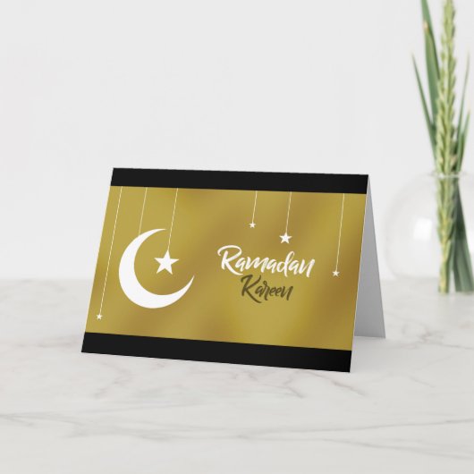 Ramadan Kareem wenskaart Feestdagen Kaart (Voorkant)