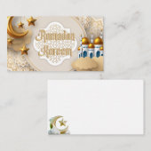 Ramadan Kareem-Wenskaart Notitiekaartje (Voorkant / Achterkant)