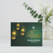 Ramadan Kareem wenskaart/postkaart #3 Briefkaart (Staand voorkant)