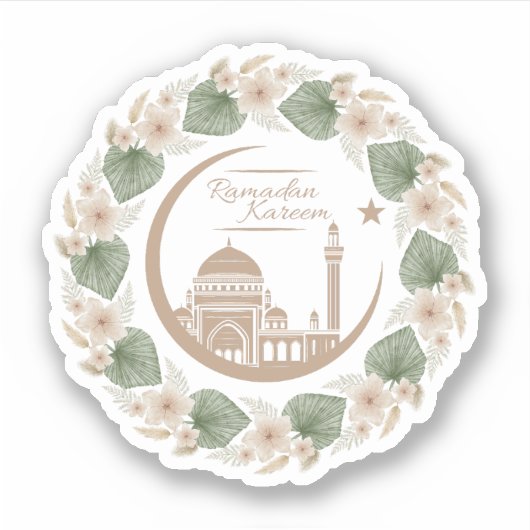 Ramadan karem sticker (Voorkant)