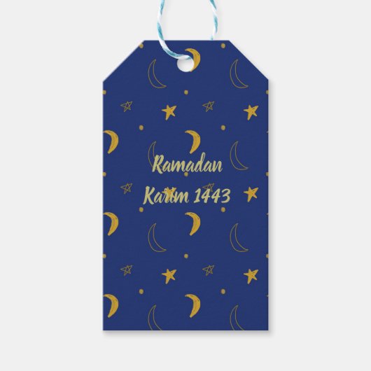 Ramadan Karim 1443 Cadeaulabel (Voorkant)