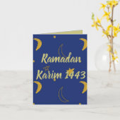 Ramadan Karim 1443 Kaart (Gele Bloem)