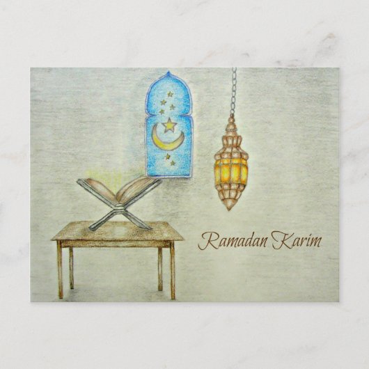 ramadan karim briefkaart (Voorkant)