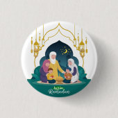 Ramadan Karim Ronde Button 3,2 Cm (Voorkant)