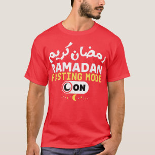 Ramadan Karim trendy Fasting Mode op Cool Ramadan T-shirt