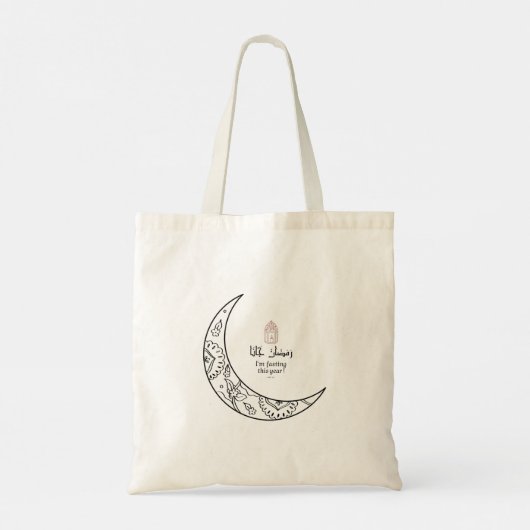 Ramadan komt eraan tote bag (Achterkant)
