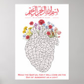 Ramadan Koran Uitdaging Printbaar/Kleur Terwijl Je Poster (Voorkant)