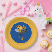 Ramadan Ladybug Lantern Papieren Bordje (Feest)