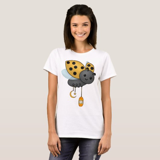 Ramadan Ladybug Lantern T-shirt (Voorkant volledig)