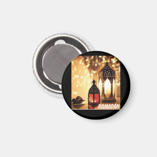 Ramadan-lantaarn. Magneet (Voorkant / Achterkant)
