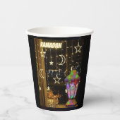 Ramadan-lantaarn. Papieren Bekers (Voorkant)