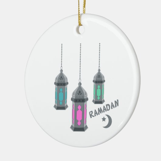 Ramadan Lantern Keramisch Ornament (Links)