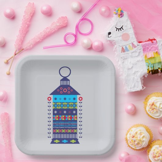 Ramadan Lantern Papieren Bordje (Feest)