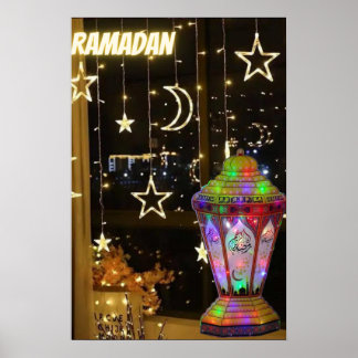 Ramadan lantern, poster