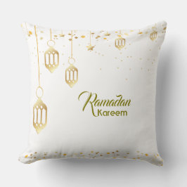 Ramadan Lanterns and Confetti Throw Pillow Kussen