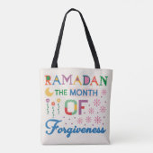 Ramadan maand van vergeving tote bag (Achterkant)