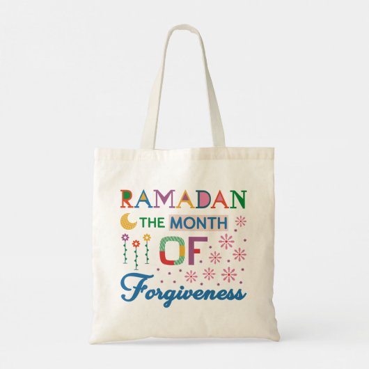 Ramadan maand van vergeving tote bag (Achterkant)