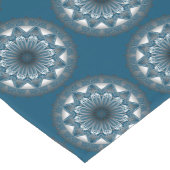 Ramadan Mandala Blue Grey Table Runner Korte Tafelloper (Hoek)