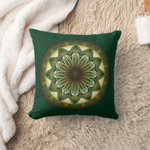 Ramadan Mandala Dark Green Sierkussen