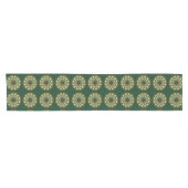 Ramadan Mandala Dark Green Table Runner Korte Tafelloper (Horizontaal)