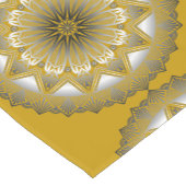 Ramadan Mandala Gold Table Runner Korte Tafelloper (Hoek)