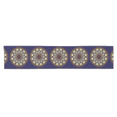 Ramadan Mandala Navy Table Runner Korte Tafelloper (Horizontaal)