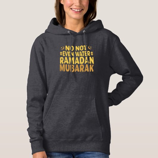 Ramadan Moon Islam Heartbeat Moslimmoslim Hoodie (Voorkant)