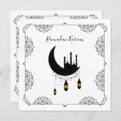 Ramadan Mosque Moon Lantern (Voorkant / Achterkant)
