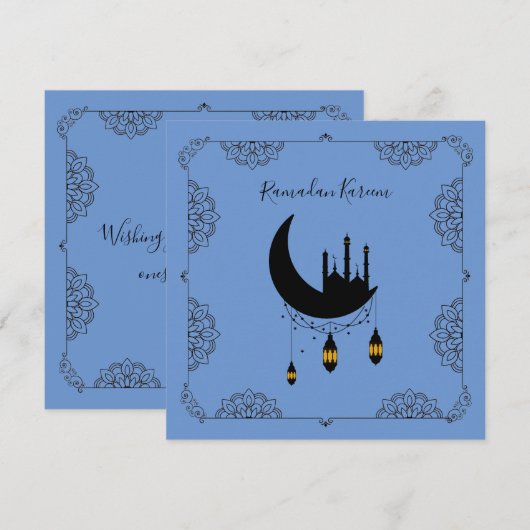 Ramadan Mosque Moon Lantern (Voorkant / Achterkant)