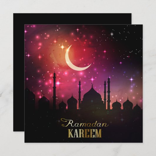 Ramadan Mosque Pink Sunset (Voorkant / Achterkant)