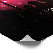 Ramadan Mosque Pink Sunset Poster (Hoek)