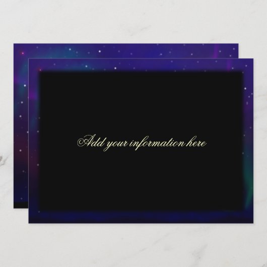 Ramadan Mosque with Magical Night Sky Kaart (Voorkant / Achterkant)