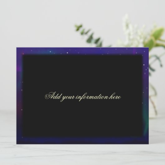 Ramadan Mosque with Magical Night Sky Kaart (Staand voorkant)