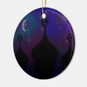 Ramadan Mosque with Magical Night Sky Keramisch Ornament (Links)