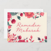 Ramadan Mubarak 2026 greeting card Briefkaart (Voorkant / Achterkant)