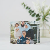 Ramadan Mubarak 2 Foto Feestdagenkaart (Staand voorkant)