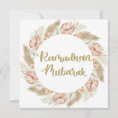 Ramadan Mubarak 3 Kaart (Achterkant)