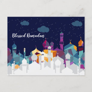 Ramadan Mubarak Arabian Nights Oosterse geschenken Feestdagenkaart