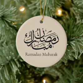 Ramadan Mubarak Arabische kalligrafie kunst Thulut Keramisch Ornament