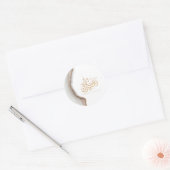 Ramadan mubarak arabische kalligrafie ronde sticker (Envelop)