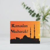 Ramadan Mubarak Briefkaart (Staand voorkant)