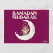 Ramadan Mubarak Briefkaart (Achterkant)