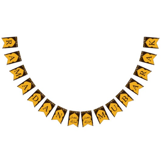 RAMADAN MUBARAK bunting banner (Alle)
