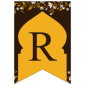 RAMADAN MUBARAK bunting banner (Eerste vlag)