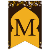 RAMADAN MUBARAK bunting banner (Derde vlag)