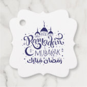 Ramadan Mubarak Cadeau Label (Voorkant)